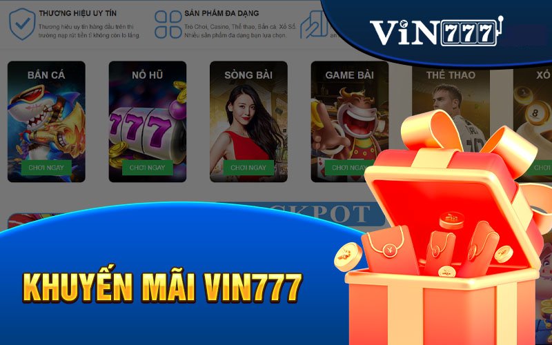 Khuyến mại Vin777 cashback